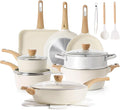 SENSARTE Ceramic Cookware Sets, Pots and Pans Set Nonstick, 20-Piece Induction by SENSARTE