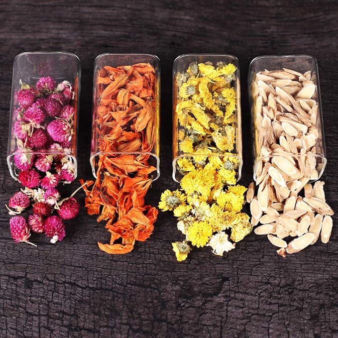 Tzerotone 10 Pcs Glass Spice Jars - 8oz Empty Square Spice Storage Containers - - Image 4