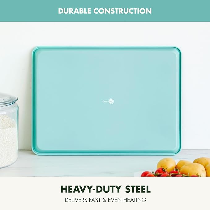 GreenPan Bakewell 13"x18" Baking Sheet Pan, Healthy Ceramic Nonstick Bakeware - Image 3