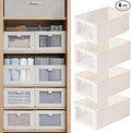 Pradnel Linen Closet Organizers And Storage, 4 Pack Storage Bins Baskets by Pradnel