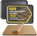 Bake Choice 2 Pack Half Sheet Pans 18x13 In by BakeChoice