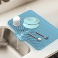 Dish Drying Mat for Kitchen Counter, by JACZZO