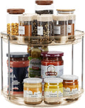 LAMU 2 Tier Lazy Susan Turntable Organizer 9.25'' Rotating Spice Rack by YourHome-OrganizationHelper