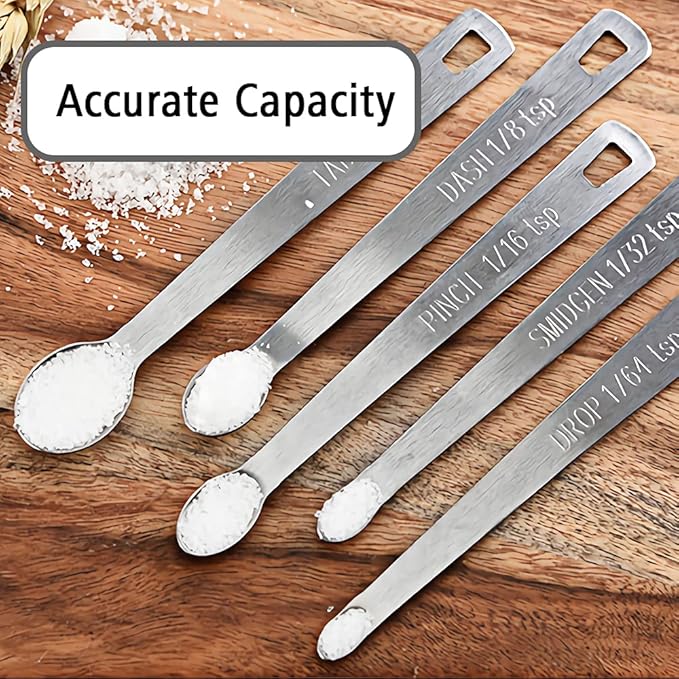 2PCS 1/6 Teaspoon Single Tiny Measuring Spoon, Small Individual Stainless Steel - Image 5
