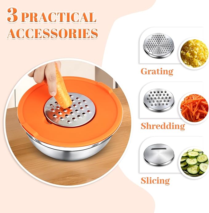21PCS Mixing Bowls with Lids Set - Image 3