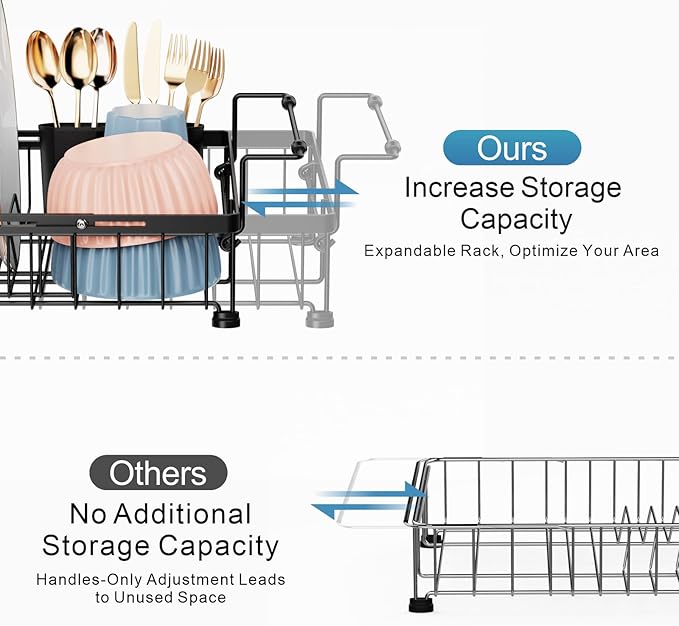 iSPECLE Expandable Dish Drying Rack - Image 5