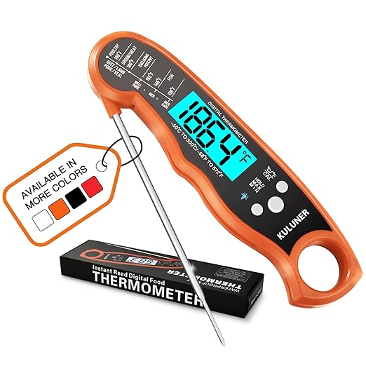 KULUNER TP-01 Waterproof Digital Instant Read Meat Thermometer by KULUNkitchentoolstheperfectcookingexpert