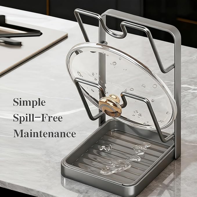 OJJ 2026 Upgraded 304 Stainless Steel Pot Lid Holder While Cooking, Kitchen Pot - Image 5
