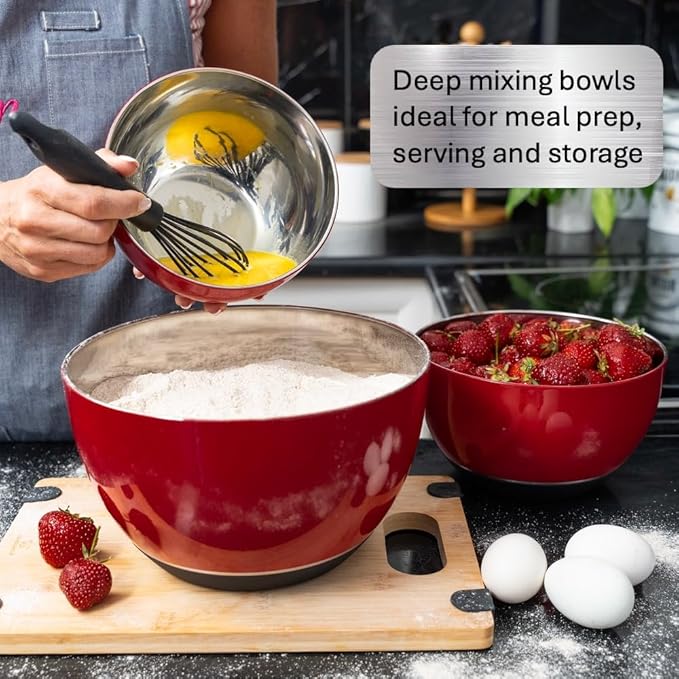 WHYSKO® Stainless Steel Mixing Bowls - Image 3
