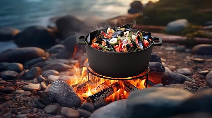 TeamFar Pre-season Cast Iron Dutch Oven - Image 10