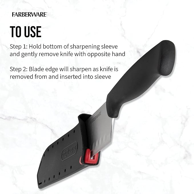 Farberware Edgekeeper 5-Inch Santoku Knife - Image 5
