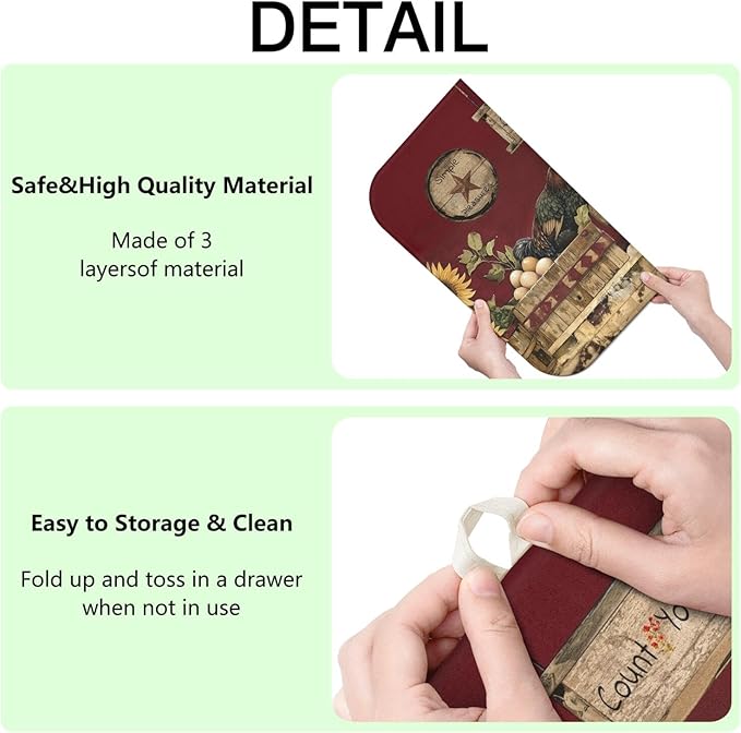 Dish Drying Mat Drainer Pads - Image 4