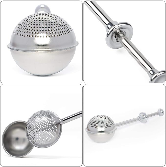 HULISEN Set of 2 Flour Duster for Baking, Powdered Sugar Shaker Duster - Image 4