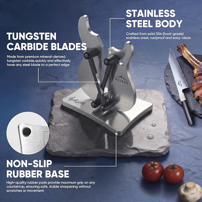 VQ-5 Professional Knife Sharpener | 3-Action Streamlined Guitar Design - Image 6