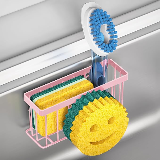MURLONG Sponge Holder Smiley Face, Sink Caddy, Sink Organizer by MURLONG