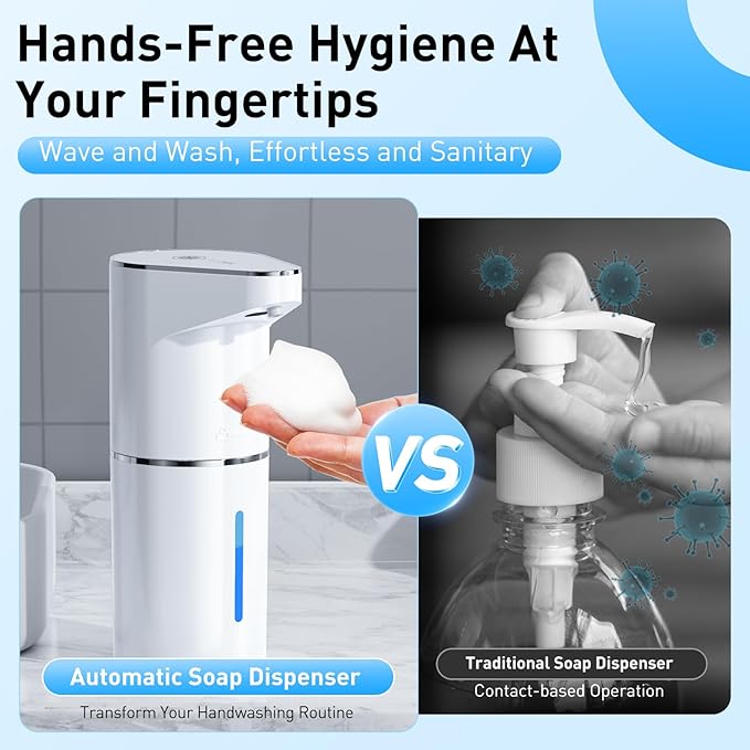 Fantictas Automatic Soap Dispenser, Touchless Hand Wall Mount Rechargeable 3 - Image 8