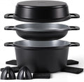 Ammeloo 8-Piece Ceramic Nonstick Cooking Pot Set by Unknown