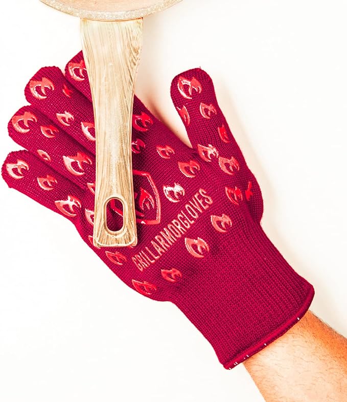Grill Armor Oven Gloves with Fingers – 932°F Heat, Fire & Cut Resistant Mitts - Image 7