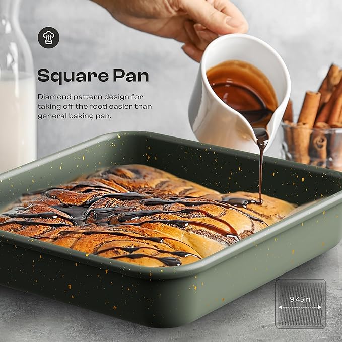 12-Piece Nonstick Baking Set, Non-Toxic Bakeware Sets - Image 6