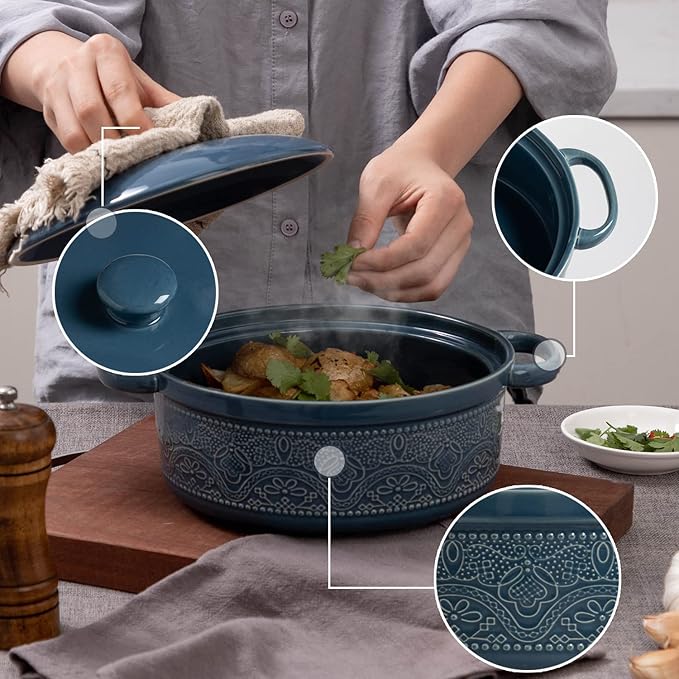 FUN ELEMENTS Lace Emboss Casserole Dish - Image 3
