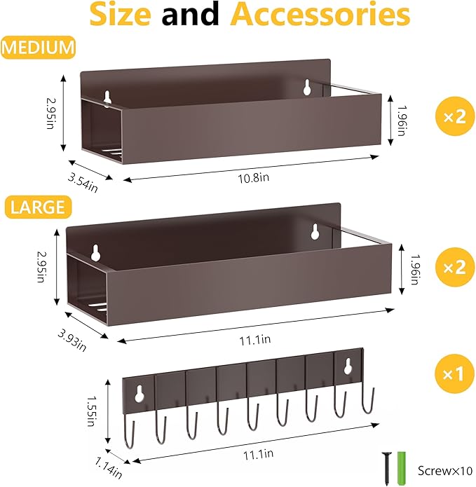 SMRCAD Magnetic Spice Rack Organizer - Image 2