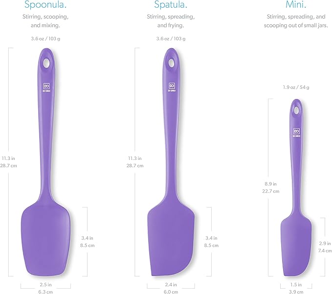 DI ORO Silicone Spatula Set - Image 5