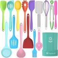 Silicone Kitchen Utensils Set, 16-Piece Silicone Cooking Utensils by Deedro by Deedro