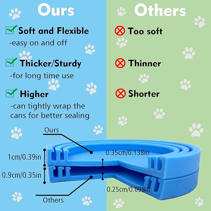 Comtim Pet Food Can Lids, Silicone Can Covers - Image 7