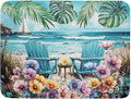 Spring Summer Sea Chair Dish Drying Mat by Anyako