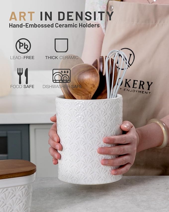 Nucookery 6.4'' Utensil Holder - Image 2