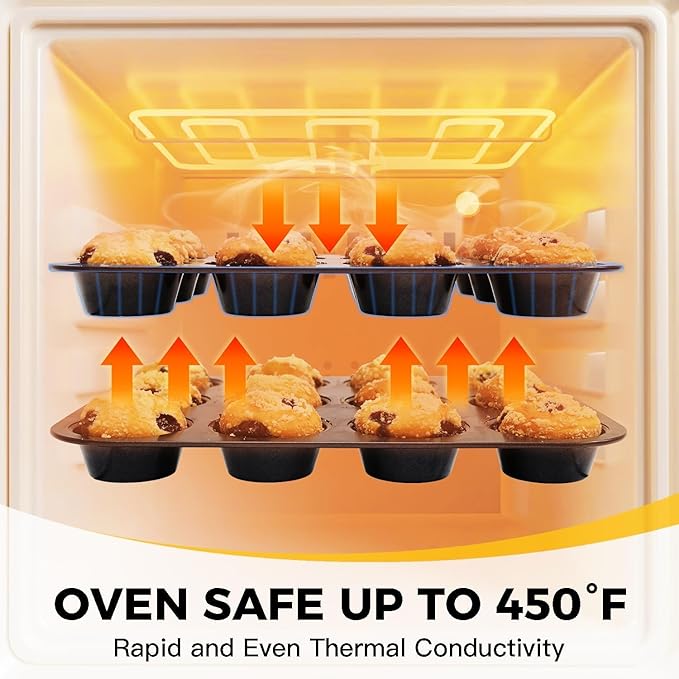 HONGBAKE Bakeware Sets, Baking Pans Set - Image 9