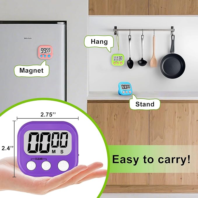 Digital Timer for Kids Teacher Supplies Classroom Timer for Study Learning - Image 5