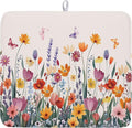 Kawani Spring Summer Flowers Dish Drying Mat by Kawani