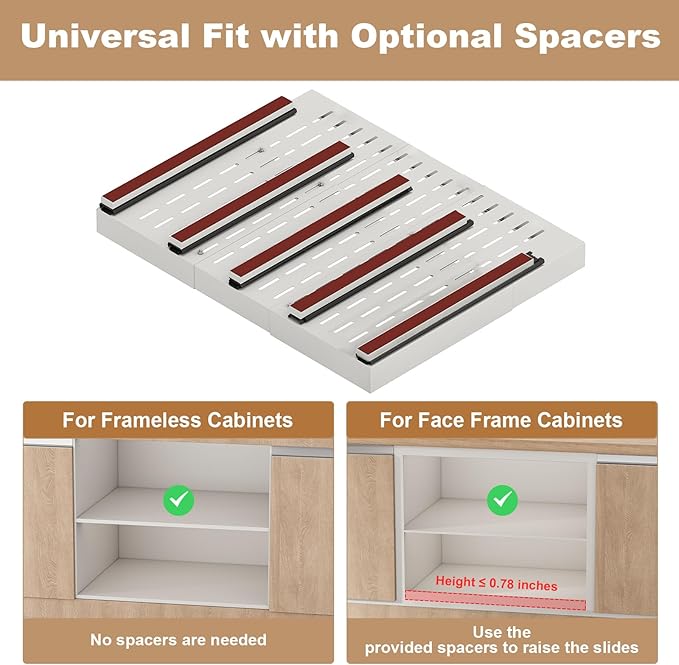Pull out Cabinet Organizer, Expandable Width, Depth - Image 7