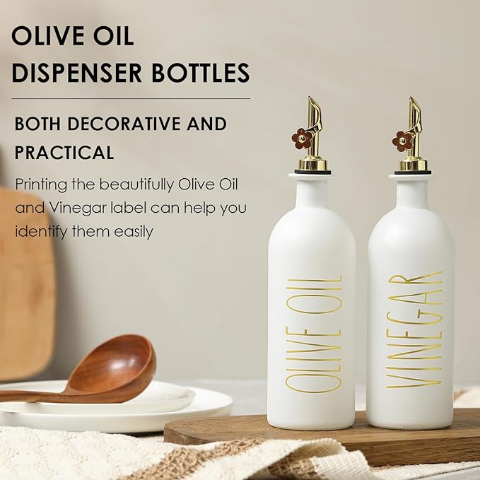 HOMCDALY 16oz Olive Oil Dispenser Bottles - Image 7