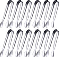 Gejoy 12 Pieces Mini Tongs Stainless Steel Small Sugar Serving Tongs by Unknown