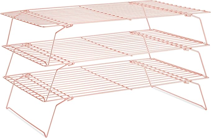 Cooling Rack for Baking 3 Tiers, Stainless Steel Baking Cooking Cooling Racks by Briout
