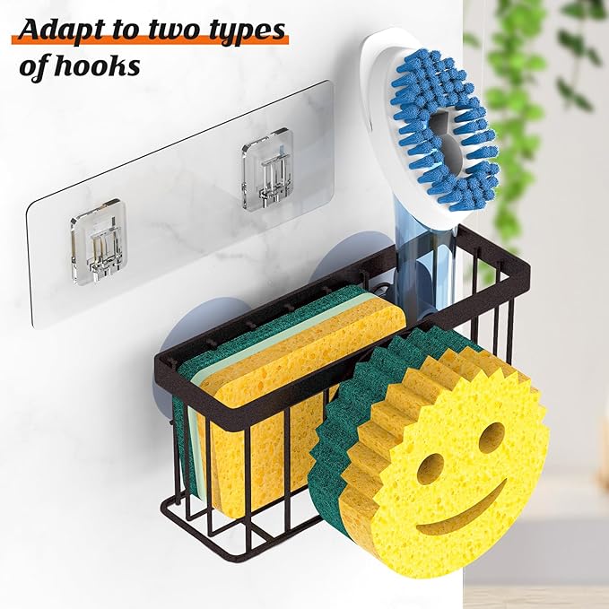 MURLONG Sponge Holder Smiley Face, Sink Caddy - Image 3