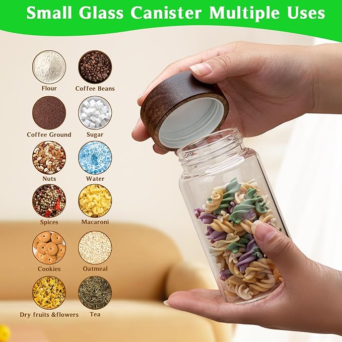 8 oz Small Glass Spice Jars - Image 4