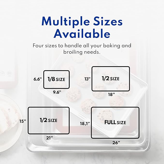 New Star Foodservice Commercial-Grade 18-Gauge Aluminum Sheet Pan/Bun Pan - Image 7