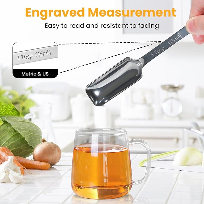 23 Pcs Stainless Steel Measuring Spoons Set - Image 4