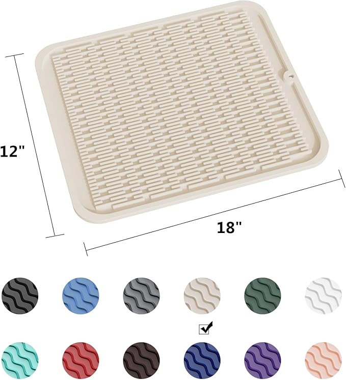 ZLR Large Silicone Dish Drying Mat - Image 6