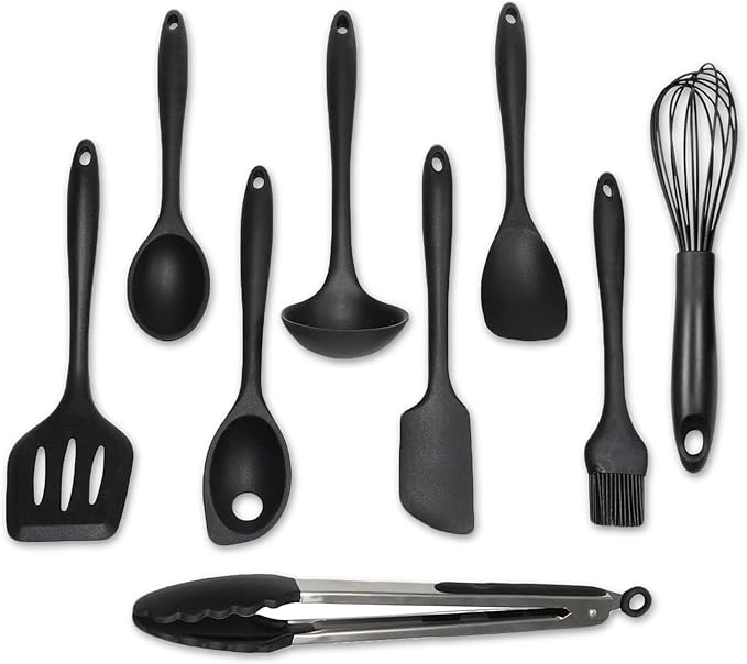 Chef Craft - Premium Silicone Kitchen Tools and Utensils Set, Non-Scratch by ChefCraft