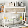 Milkshake White 3 Tier Over Sink Dish Rack Drainer by Hdrriozu