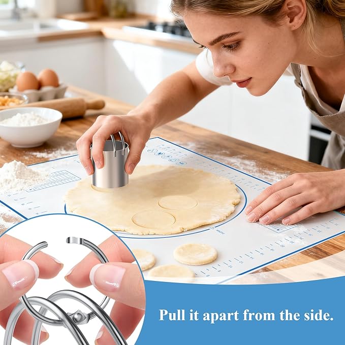 Biscuit Cutter Set, Dough Cutter, Pastry Cutter, Baking Tools and Accessories - Image 5