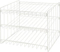Kitchen Details 3 Tier Can Storage Organizer Rack in White by KitchenDetails