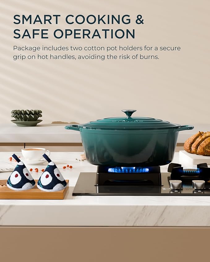 Enameled Cast Iron Dutch Oven - Image 8