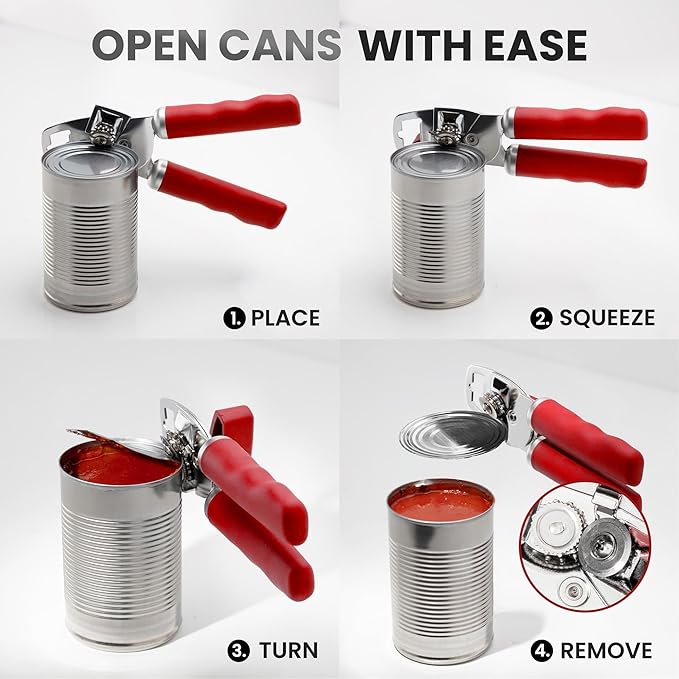 Zulay Kitchen Heavy Duty Stainless Steel Can Opener Manual - Image 6