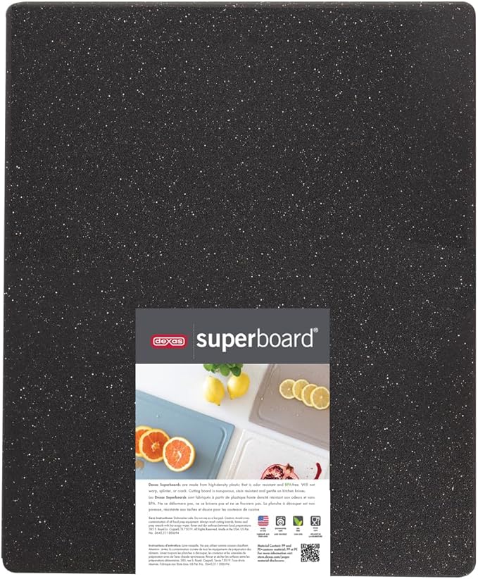 Dexas Superboard Reversible Pastry Board, 14 x 17 Inches, Midnight Granite Color - Image 5
