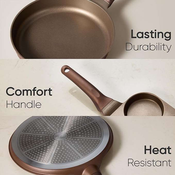 CAROTE Pots and Pans Set Non Stick, Cookware Sets Nonstick 21 pcs Kitchen Pot & - Image 5